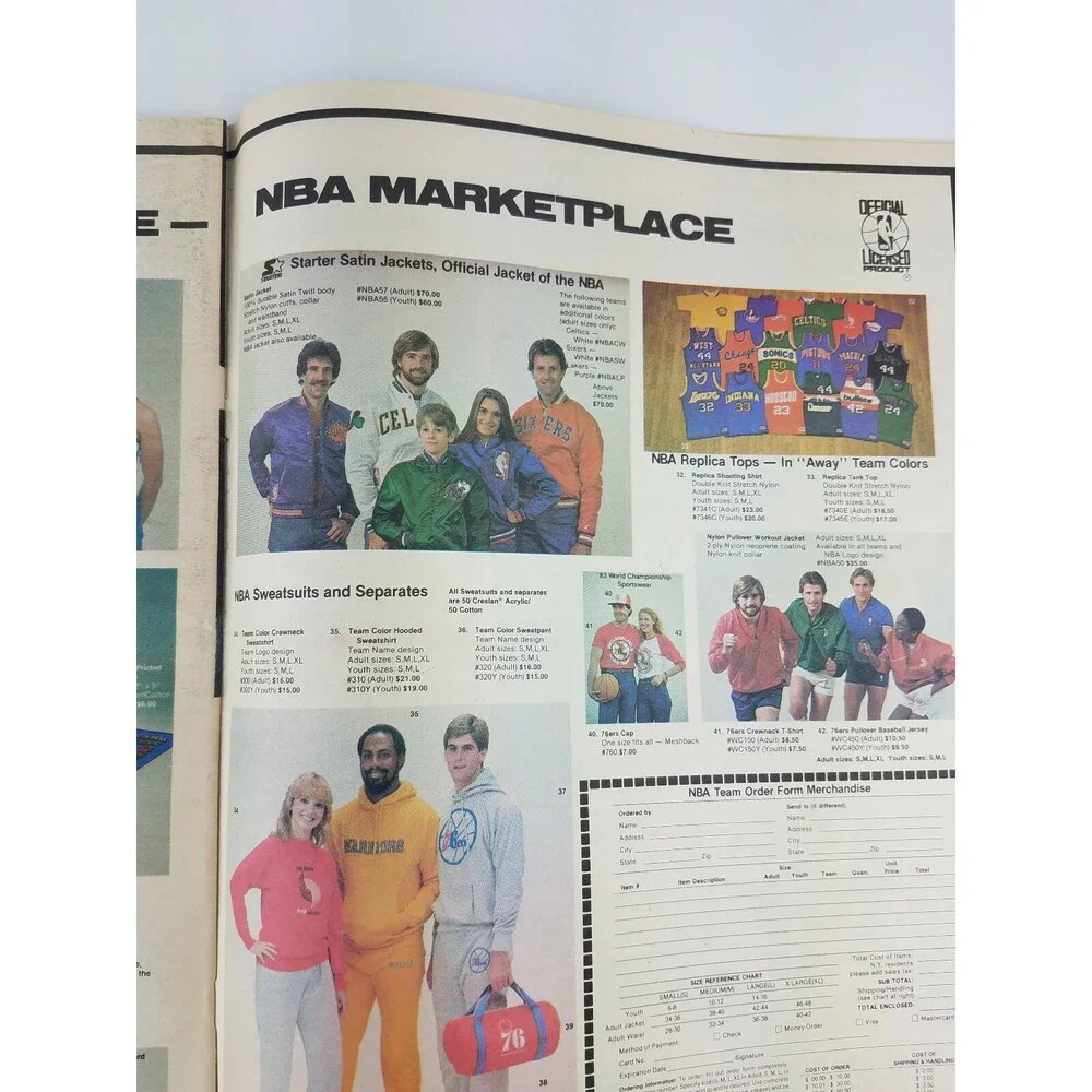 RARE 1983 NBA Today Newspaper Magazine Basketball Detroit Pistons BAD BOYS 80s